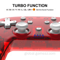 6-axis Nintendo Switch Controller Red Transparent Controller Handle For Nintendo Switch Manufactory